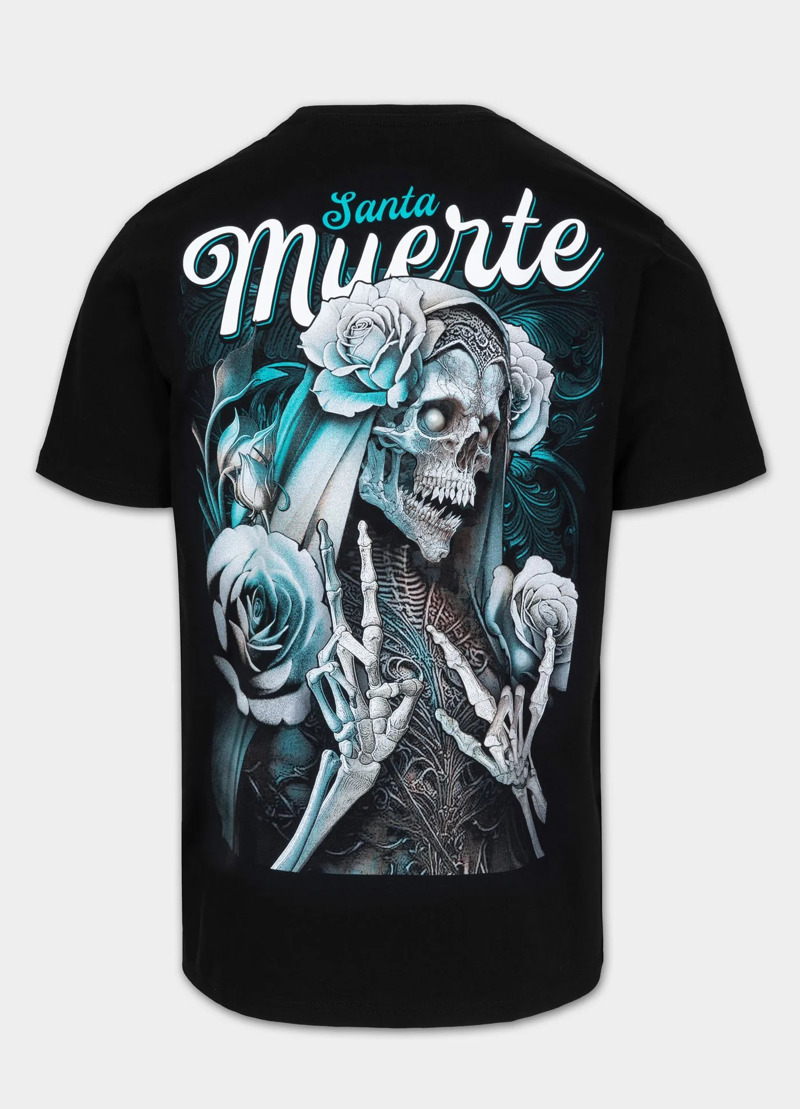 Pitbull Sports santa muerte Tshirt-black